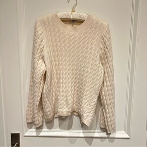 Toteme Cream Cable Knit Sweater